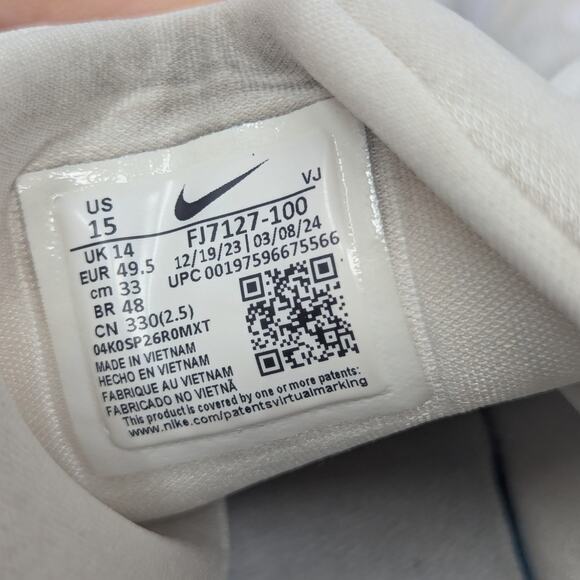 Nike Free Metcon 6 Sneakers White Picante Size 15 - Picture 3 of 14